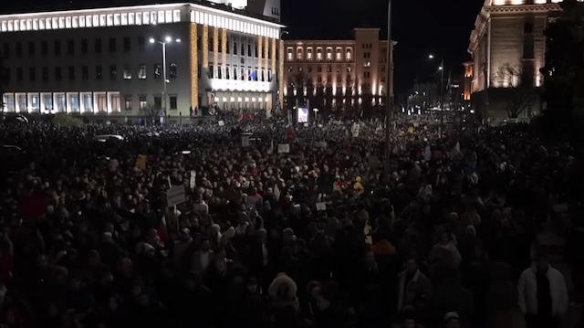 Protesti u Bugarskoj; Foto: Printskrin, Jutjub