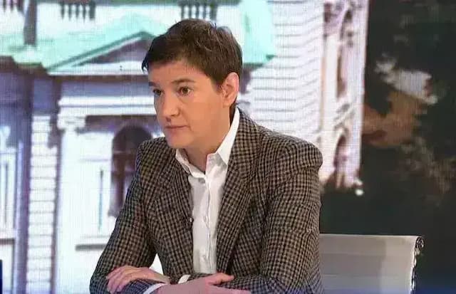 Predsednica Narodne skupštine Ana Brnabić; Foto: Printskrin