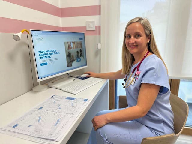 Dr Nataša Jovanović, pedijatar u pedijatrijskoj ordinaciji „Plavi čuperak”, foto: 4N Studio