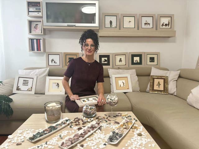 Kada kamen progovori: Ljiljana Ristić od prirode stvara umetnost, foto: 4N Studio