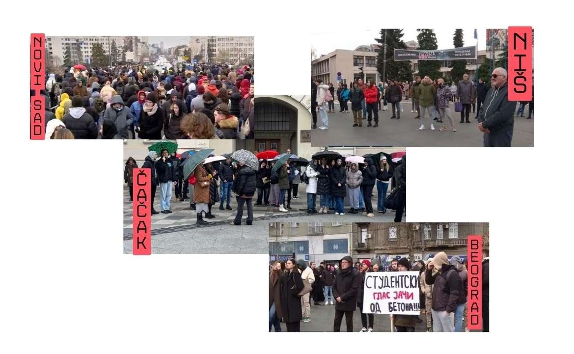 GLAS ZAPADNE SRBIJE - Evo kako su izgledali protesti po gradovima i koliko je bilo demonstranata na ulicama