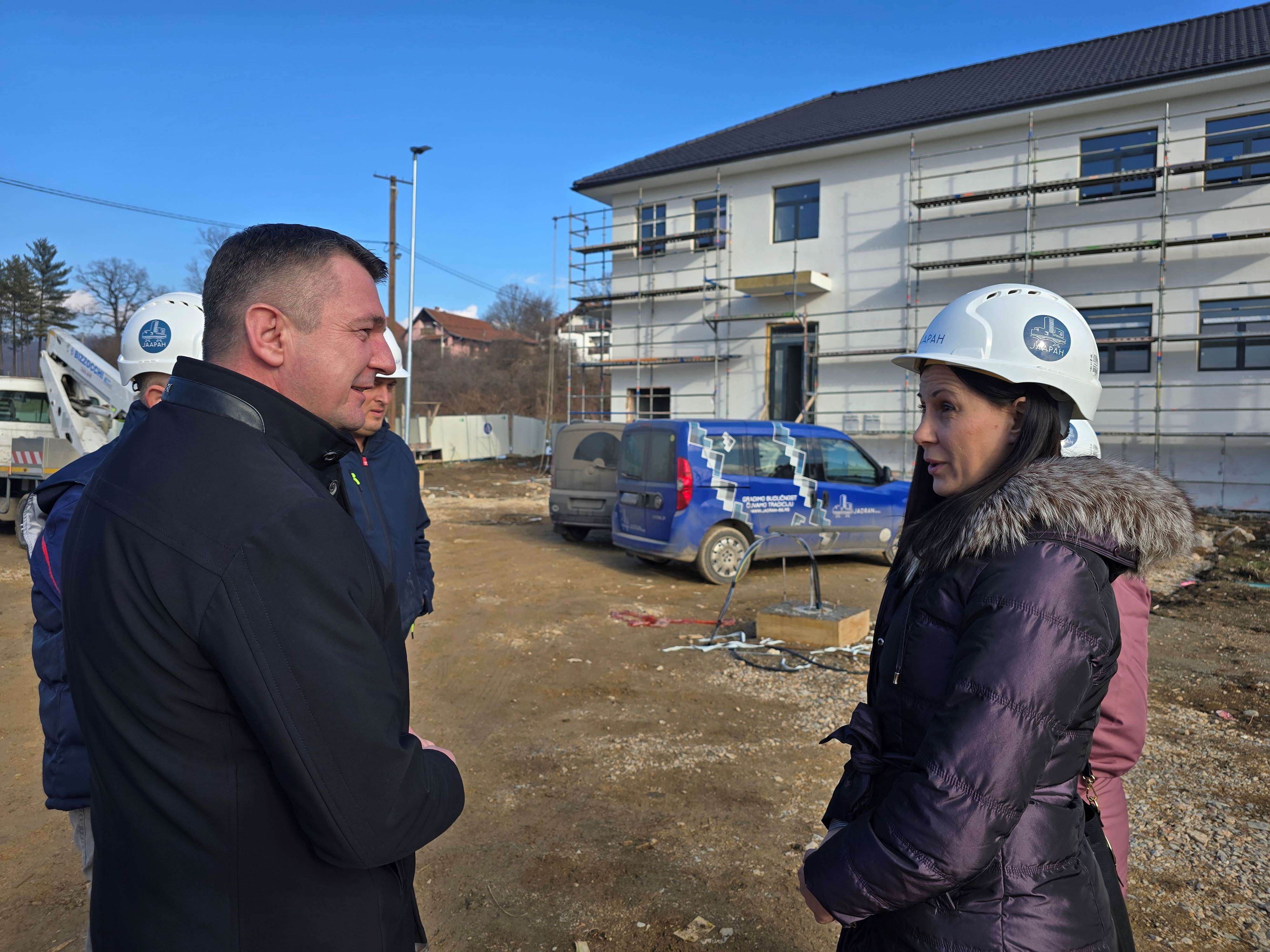 GLAS ZAPADNE SRBIJE - Nastavljeni radovi na izgradnji novog vrtića u Nevadama